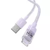 USB-Ladekabel Baseus Gem P10373003511-01 — 2 m, 2,4 A, USB-A auf Lightning, violett