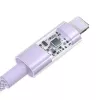 USB-Ladekabel Baseus Gem P10373003511-01 — 2 m, 2,4 A, USB-A auf Lightning, violett