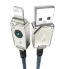 USB-A-auf-Lightning-Kabel Baseus 1 m 5 V 2,4 A Weiß, USB PD, 480 Mbit/s