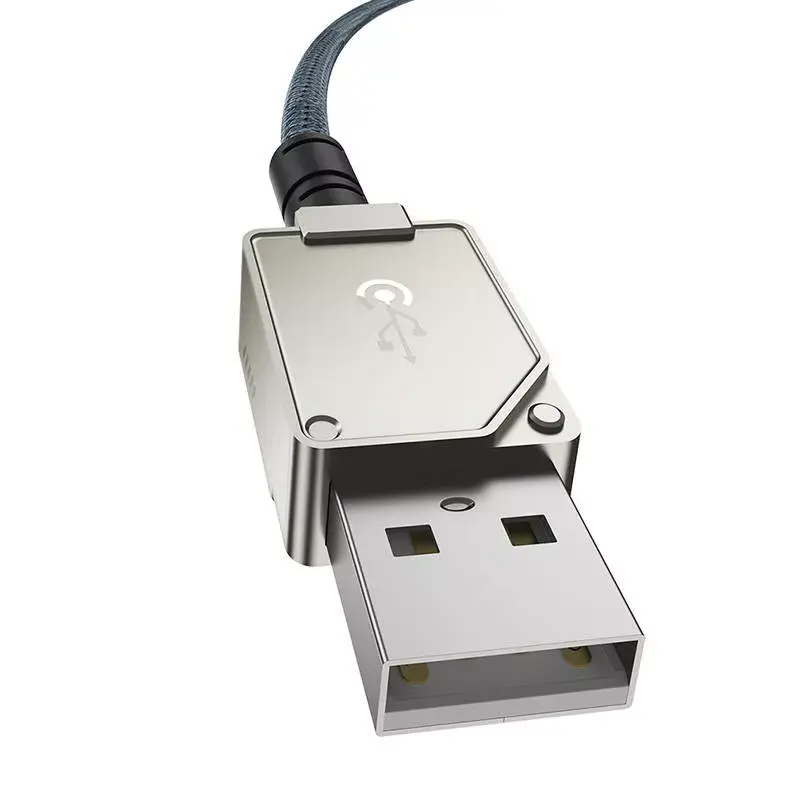 USB-A-auf-Lightning-Kabel Baseus 1 m 5 V 2,4 A Weiß, USB PD, 480 Mbit/s