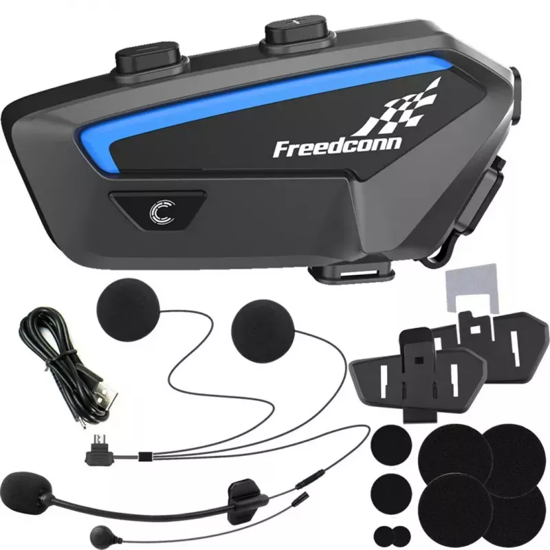 FreedConn FX Motorrad-Gegensprechanlage, Schwarz