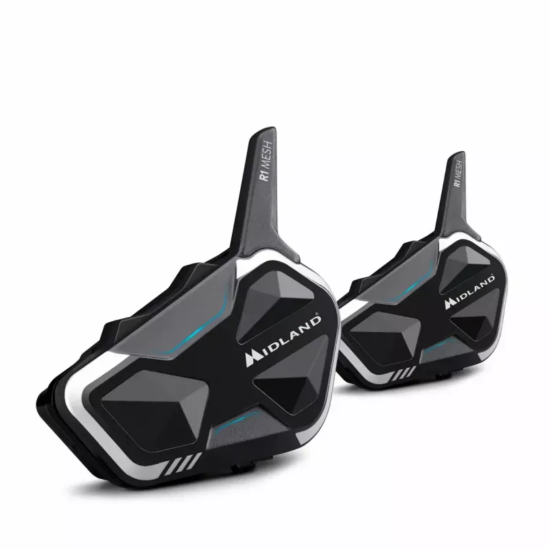 Midland R1 MESH TWIN Motorrad-Gegensprechanlage, Doppelpack (2 Stück)
