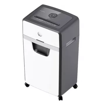 HP OneShred 24CC Aktenvernichter Partikelschnitt 65 dB 22 cm Weiß, Schwarz