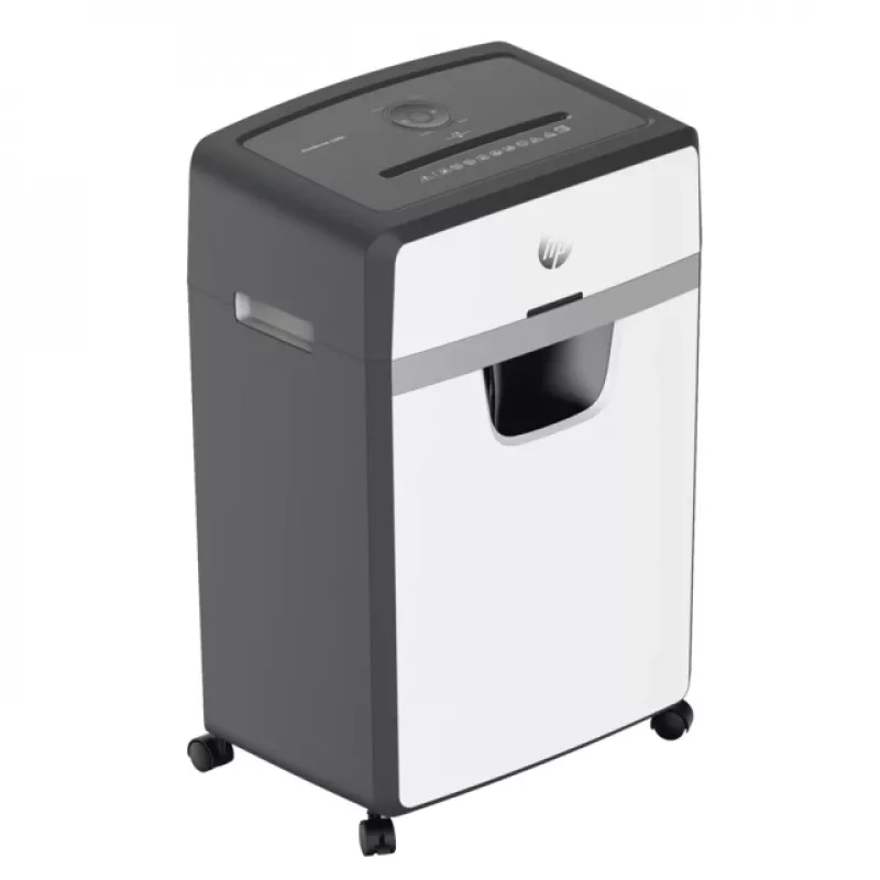 HP OneShred 24CC Aktenvernichter Partikelschnitt 65 dB 22 cm Weiß, Schwarz