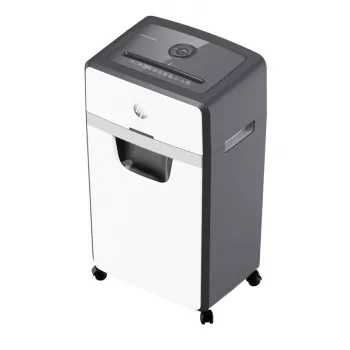 HP 2808 Aktenvernichter Mikroschnitt 65 dB 22 cm Weiß, Schwarz