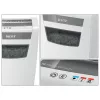Leitz IQ Home Office P4 Aktenvernichter, Partikelschnitt, 22 cm, 4 x 28 mm, 10 Blatt, 23 l, weiß