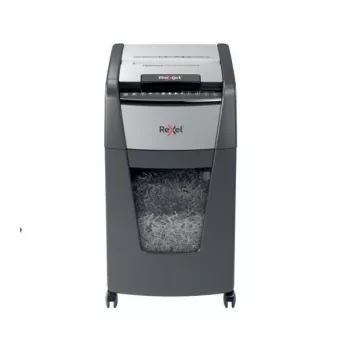 Rexel Optimum Auto+ 300X Aktenvernichter Mikroschnitt Schwarz, Grau