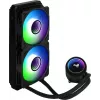 Aerocool PGS Mirage L240 ARGB CPU-Flüssigkeitskühler, 2300 U/min, 4-polig, Schwarz