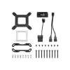 Aerocool PGS Mirage L240 ARGB CPU-Flüssigkeitskühler, 2300 U/min, 4-polig, Schwarz