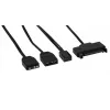 Aerocool PGS Mirage L240 ARGB CPU-Flüssigkeitskühler, 2300 U/min, 4-polig, Schwarz