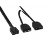 Aerocool PGS Mirage L240 ARGB CPU-Flüssigkeitskühler, 2300 U/min, 4-polig, Schwarz