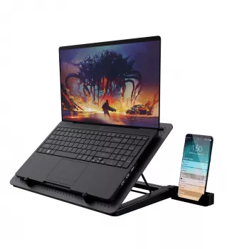 Trust GXT 1125 Quno Laptopständer Schwarz 43,2 cm (17 Zoll)