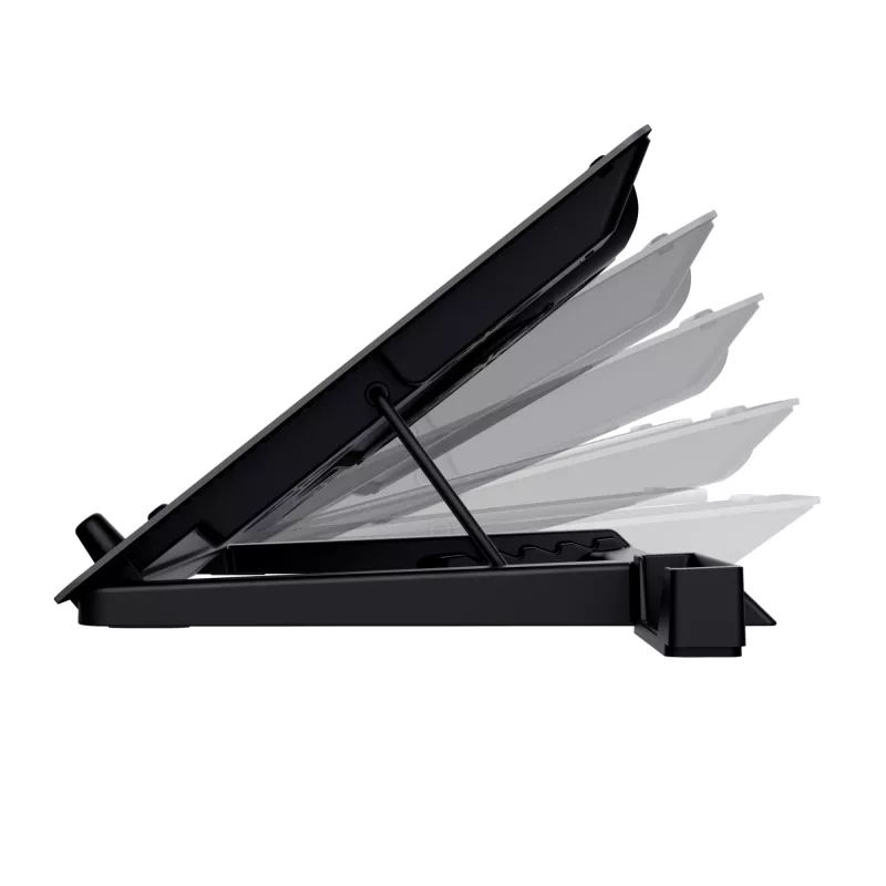 Trust GXT 1125 Quno Laptop-Kühlständer, 17 Zoll, Schwarz