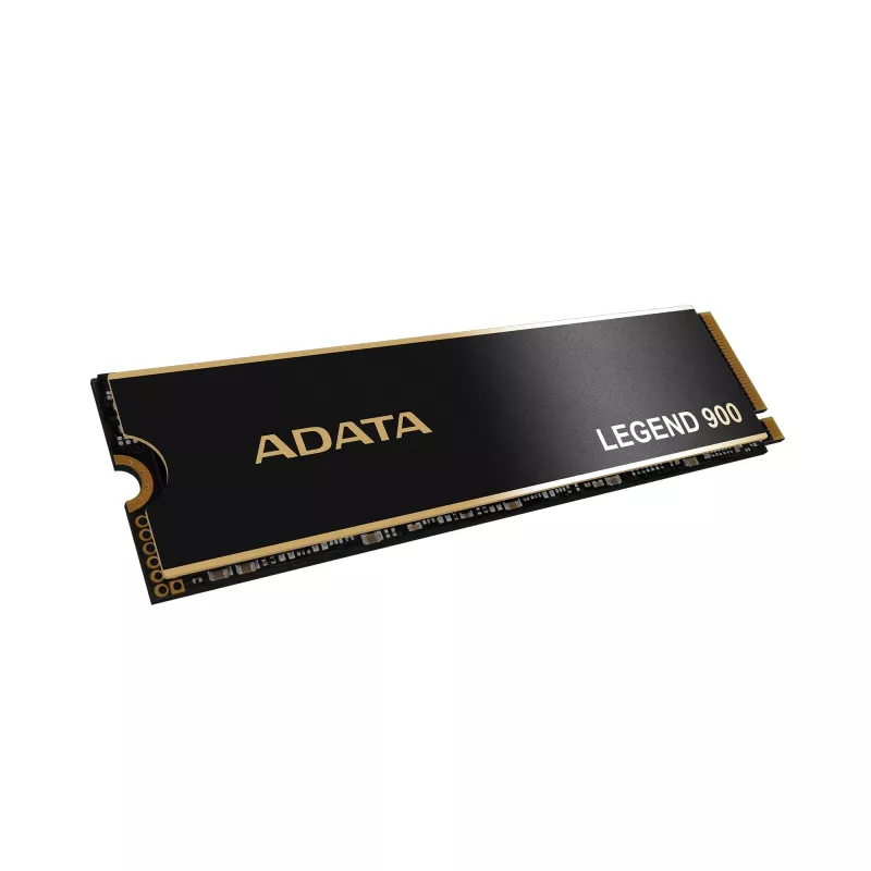 ADATA LEGEND 900 SLEG-900-2TCS M.2 2280 NVMe SSD, 2 TB, PCIe 4.0 x4, NVMe 1.4, 7000/5400 MB/s, schwarz/gold