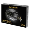 ADATA LEGEND 900 SLEG-900-2TCS M.2 2280 NVMe SSD, 2 TB, PCIe 4.0 x4, NVMe 1.4, 7000/5400 MB/s, schwarz/gold
