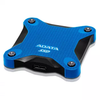 Portable SSD ADATA SD620 2 TB USB 3.2 Gen 2 (Micro‑B) Blau/Schwarz — 520/460 MB/s, 80×80×15,2 mm