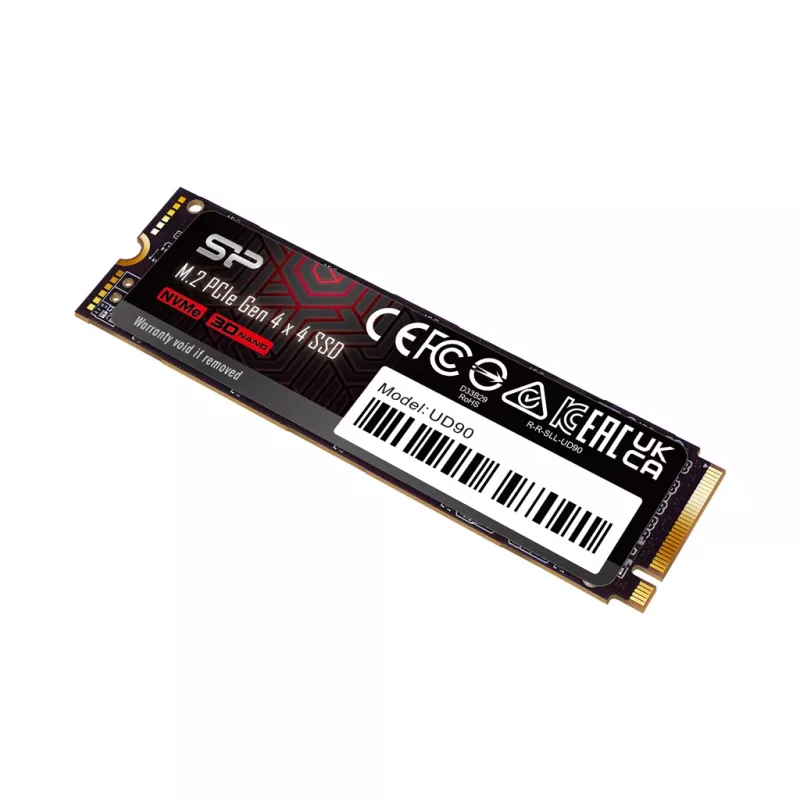 Silicon Power UD90 SP02KGBP44UD9005 M.2-2280-NVMe-SSD, 2 TB, PCIe 4.0 x4, 5000 MB/s, 3D NAND