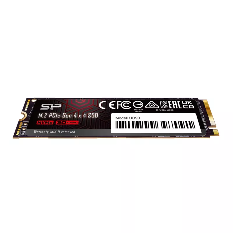 Silicon Power UD90 SP02KGBP44UD9005 M.2-2280-NVMe-SSD, 2 TB, PCIe 4.0 x4, 5000 MB/s, 3D NAND