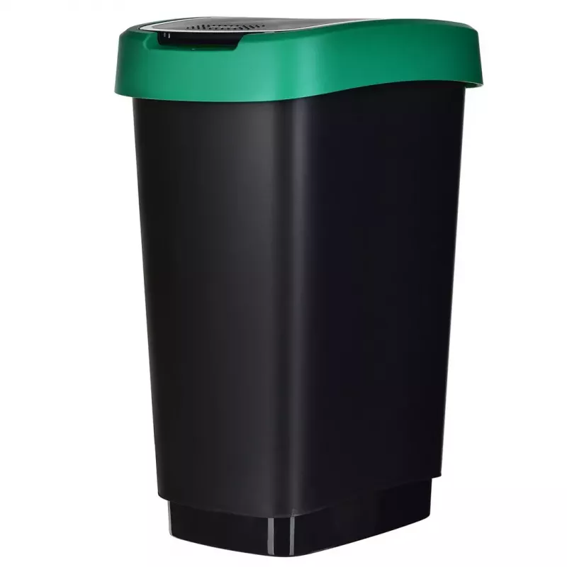 Rotho Twist 1045899999 Mülleimer-Set, 3 x 25 l, Kunststoff