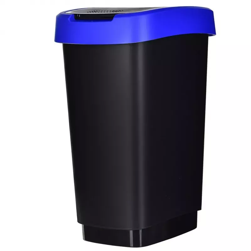 Rotho Twist 1045899999 Mülleimer-Set, 3 x 25 l, Kunststoff