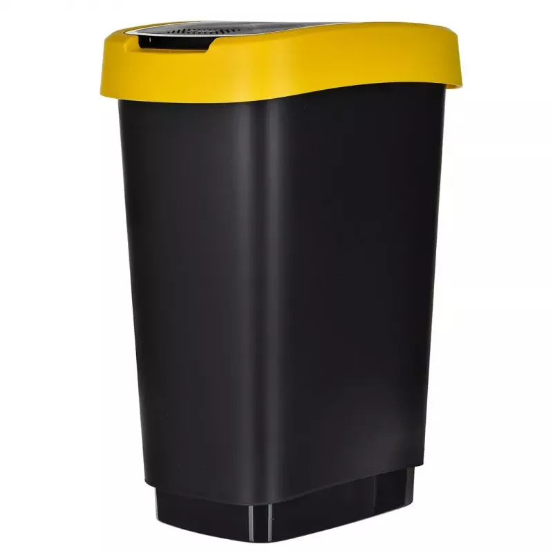 Rotho Twist 1045899999 Mülleimer-Set, 3 x 25 l, Kunststoff