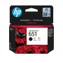 HP 651 Schwarz Original Ink Advantage Druckerpatrone, Schwarz, 1 Stk., 600 Seiten
