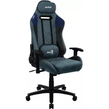 Aerocool DUKE AeroSuede Universal Gaming-Stuhl Schwarz, Blau