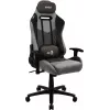 Aerocool DUKE AC-280 AeroSuede Gaming-Stuhl, Mikrofaser, Schwarz/Grau