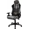 Aerocool DUKE AC-280 AeroSuede Gaming-Stuhl, Mikrofaser, Schwarz/Grau