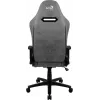 Aerocool DUKE AC-280 AeroSuede Gaming-Stuhl, Mikrofaser, Schwarz/Grau
