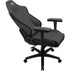 Aerocool CROWN AeroWeave CROWNASHBK ergonomischer Gaming-Stuhl, gepolsterter Sitz, verstellbare Kissen, Ash Black