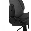 Aerocool CROWN AeroWeave CROWNASHBK ergonomischer Gaming-Stuhl, gepolsterter Sitz, verstellbare Kissen, Ash Black