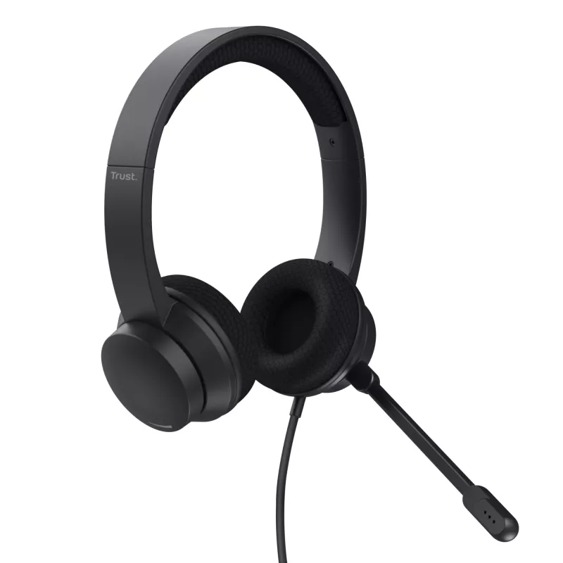 Trust Ayda Headset Wired Head-band Calls/Music USB Type-A Schwarz
