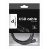 Gembird CCP-USB2-AMBM-6 USB-2.0-A-B-Kabel, 1,8 m, schwarz