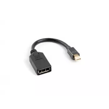 LANBERG DisplayPort-Kabel Mini DisplayPort - 0,12 m Schwarz