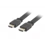 LANBERG HDMI-Kabel - M/m V2.0 4k Flach - 1m Schwarz