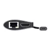 Trust Dalyx 23775 7-in-1-USB-C-Multiport-Adapter, USB-C 3.2, HDMI, RJ-45 Gigabit-Ethernet, SD-/microSD-Kartenleser, silber