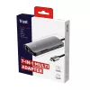 Trust Dalyx 23775 7-in-1-USB-C-Multiport-Adapter, USB-C 3.2, HDMI, RJ-45 Gigabit-Ethernet, SD-/microSD-Kartenleser, silber
