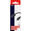 Trust Calyx 20967 USB-C-(Stecker)-auf-USB-A-(Buchse)-Adapter, USB 3.1 Gen 1, schwarz