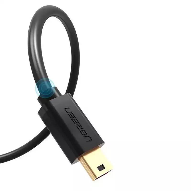 USB-Kabel UGREEN 10385 Mini-USB 480 Mbit/s 1,5 m Schwarz, Schnellladung