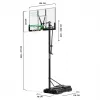 Basketballkorb Salta Center 5133 – höhenverstellbar, robustes Design
