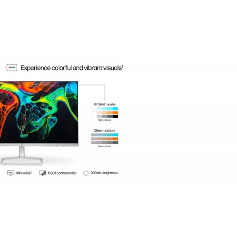 HP Desktop-Monitor – Serie 5 524sf – 24 Zoll – 1920x1080 (FHD) – IPS