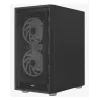 Aerocool PGS Graphite-G-BK-v2 FRGB Midi-Tower PC-Gehäuse, ATX, Schwarz