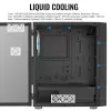 Aerocool PGS Graphite-G-BK-v2 FRGB Midi-Tower PC-Gehäuse, ATX, Schwarz