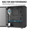 Aerocool PGS Graphite-G-BK-v2 FRGB Midi-Tower PC-Gehäuse, ATX, Schwarz