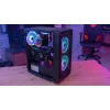 Aerocool PGS Graphite-G-BK-v2 FRGB Midi-Tower PC-Gehäuse, ATX, Schwarz