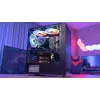 Aerocool PGS Graphite-G-BK-v2 FRGB Midi-Tower PC-Gehäuse, ATX, Schwarz