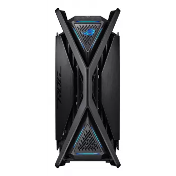 PC-Gehäuse ASUS ROG Hyperion GR701 BTF Edition Tower — schwarz, gehärtetes Glas, Unterstützung für E-ATX/ATX/microATX, 46 cm GPU, 420 mm oberer Radiator
