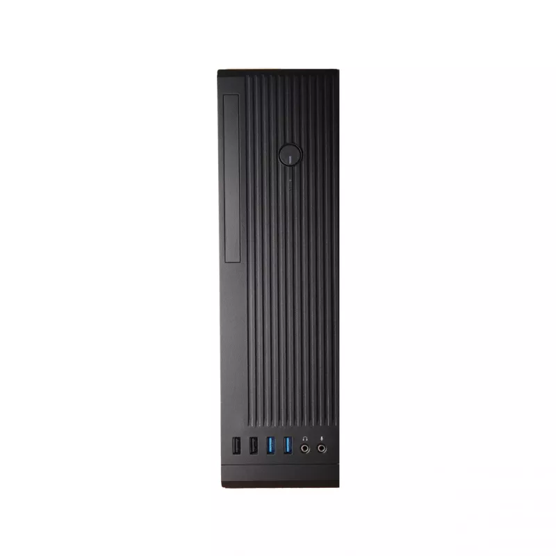 Chieftec UNI Series BE-10B-300 Small-Form-Factor-PC-Gehäuse, microATX/Mini-ITX, inkl. 300-W-TFX-Netzteil, 2x USB 3.2 Gen 1, 2x USB 2.0, Schwarz