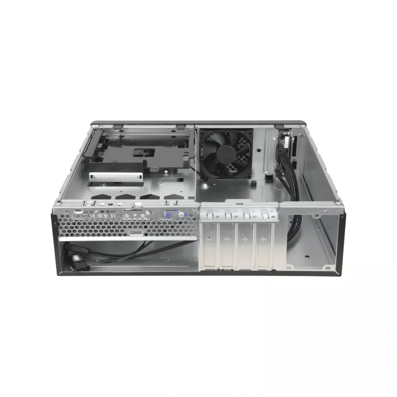 Chieftec UNI Series BE-10B-300 Small-Form-Factor-PC-Gehäuse, microATX/Mini-ITX, inkl. 300-W-TFX-Netzteil, 2x USB 3.2 Gen 1, 2x USB 2.0, Schwarz